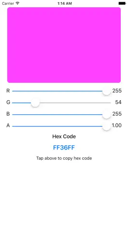 Game screenshot RGB Color App - RGB Value Converter Hex Color Code mod apk