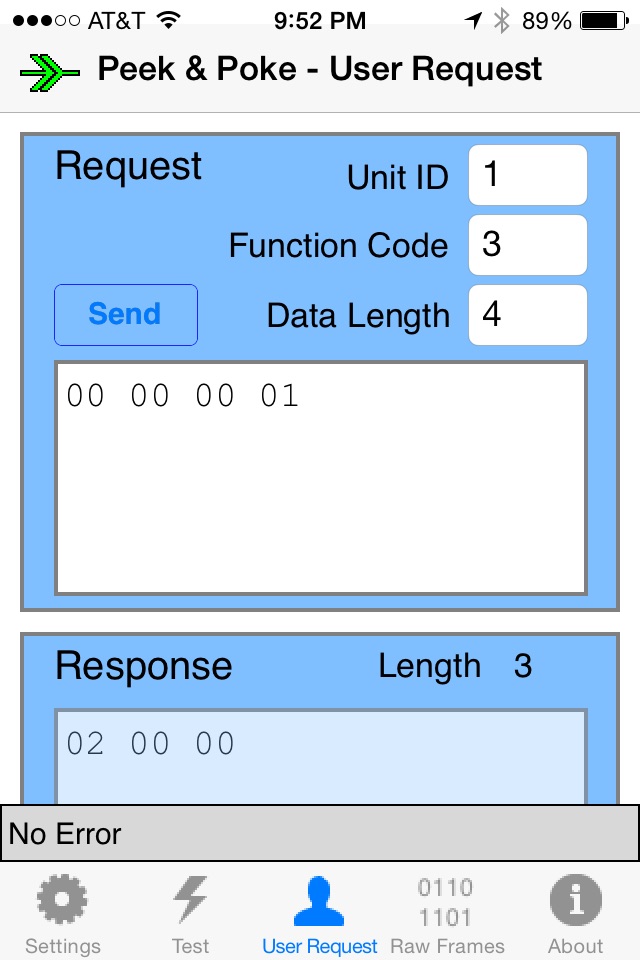 Modbus Peek & Poke screenshot 4