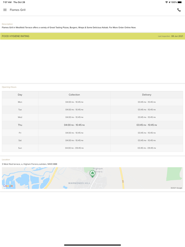 Flames Grill Westfield