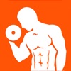 Home workouts with dumbbells icon