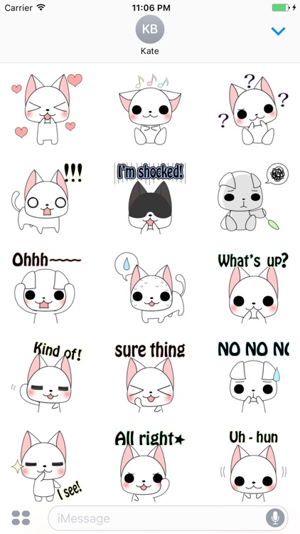Elijah The Cute Moving Cat Animated Stickers
