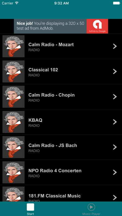Screenshot #2 pour Radio Clasica - Musica Clasica
