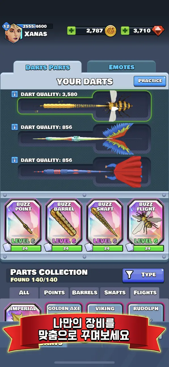 Darts Club iOS Mod IPA [ Debug Menu ] screenshot 3 - iOS game interface