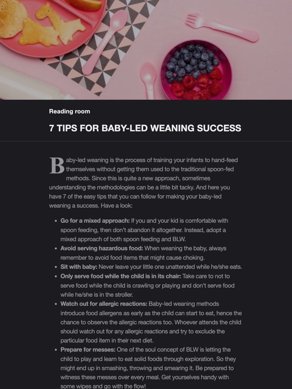 Baby-Led Weaning Recipes&Guide