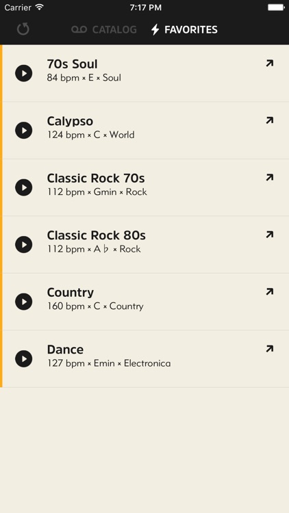 Backline - backing tracks for musicians