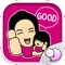 This is the official mobile sticker & keyboard app of The People Character