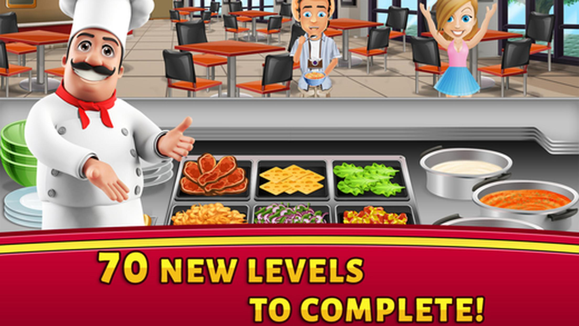 Cooking Dash Story - Fast Food Store & Burger King screenshot 5
