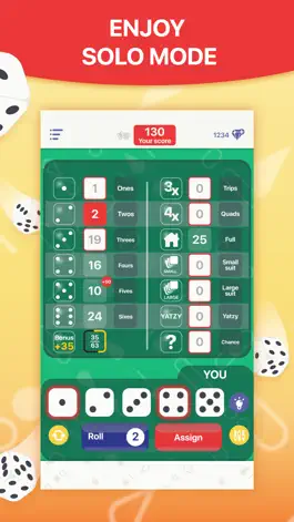 Game screenshot Yatzy - Best dice game apk