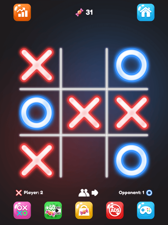 三目並べ: クラシック XOXO ゲームのおすすめ画像9