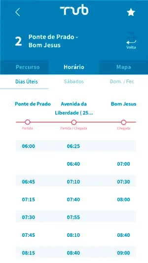TUB App screenshot 2