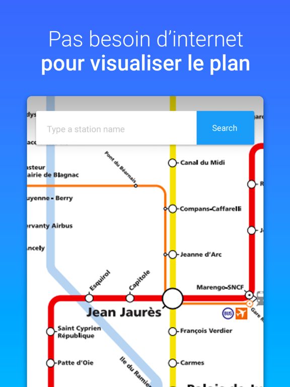 Screenshot #4 pour Metro Toulouse -TISSEO offline