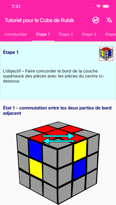 Screenshot #2 pour Tutoriel pour le Cube de Rubik