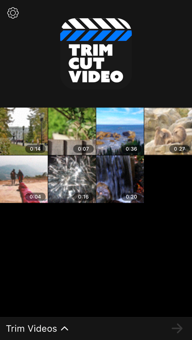 Screenshot #1 pour Video Trim & Cut - Movie Cutter & Trimmer