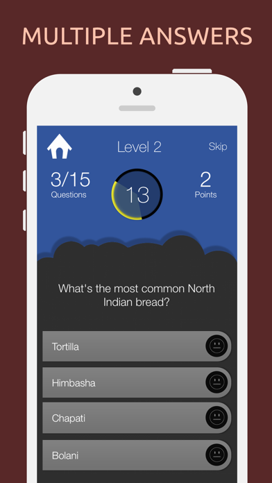 Food Quiz Test Trivia Game Screenshot