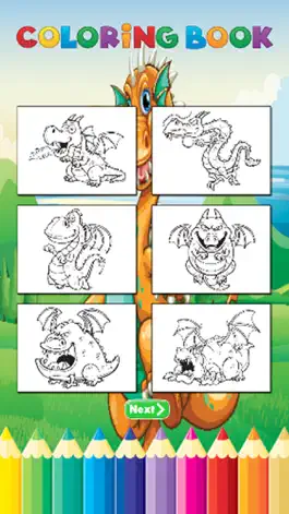 Game screenshot Dragon Art Coloring Book - Activities for Kid hack