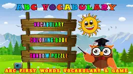 Game screenshot ABC First Words Vocabulary -  Coloring Book Games mod apk
