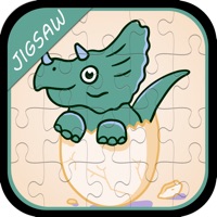 かわいい赤ちゃん恐竜ジグソーパズルゲーム