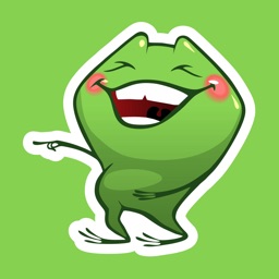 Crazy Frog Sticker Emoticons