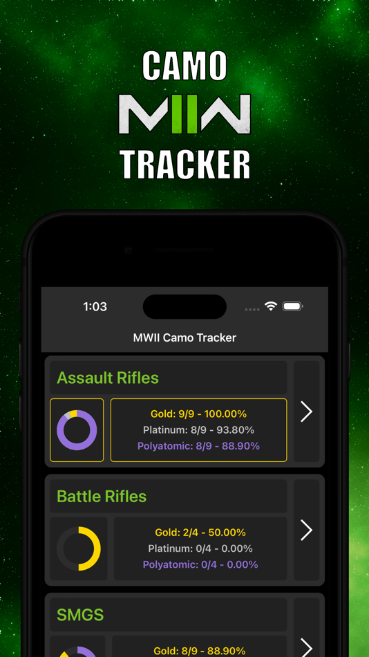 #1. MWII Camo Tracker (iOS) By: Daniel Ryman
