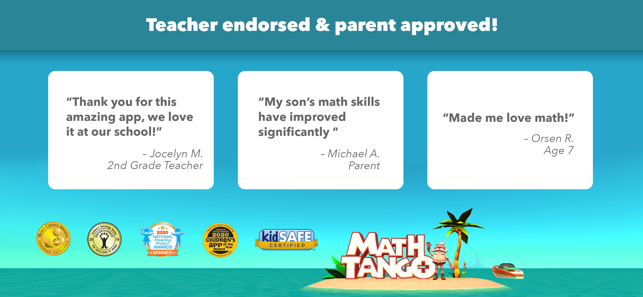 ‎MathTango: Grades K-5 Learning Screenshot