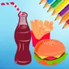 Food Coloring Book for kids - Drawing free game delete, cancel