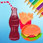 Food Coloring Book for kids - Drawing free game App Negative Reviews