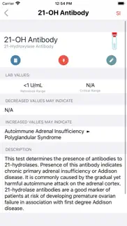 lab values reference iphone screenshot 2