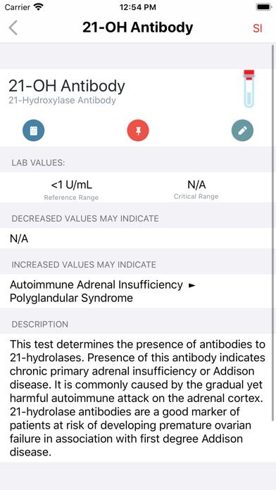 Screenshot #2 pour Lab Values Reference