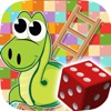 Icon Snakes And Ladders Classic Dice 1 2 Players Games