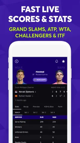 Game screenshot TNNS: Tennis Live Scores mod apk