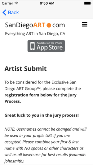 SanDiegoART.com™ - San Diego ART Group™(圖4)-速報App