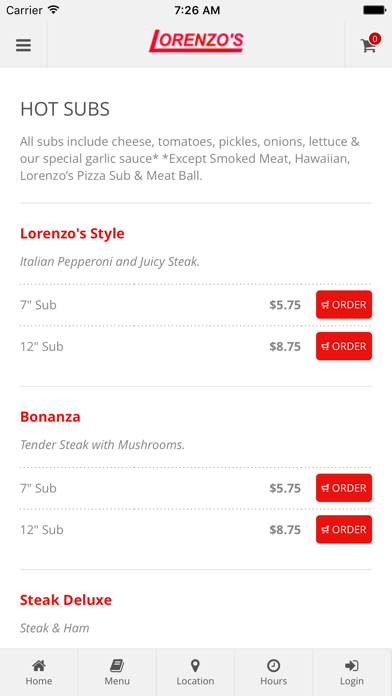 How to cancel & delete Lorenzo's Pizza from iphone & ipad 3