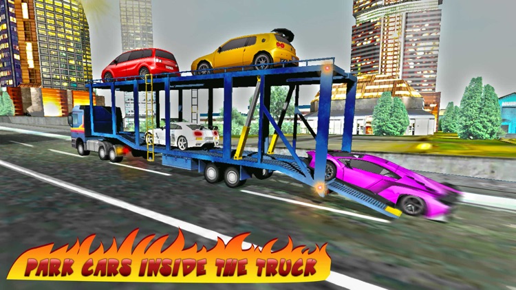 Heavy Duty Car Transporter 3D