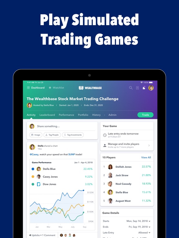 Screenshot #4 pour Wealthbase: Stock Market Game