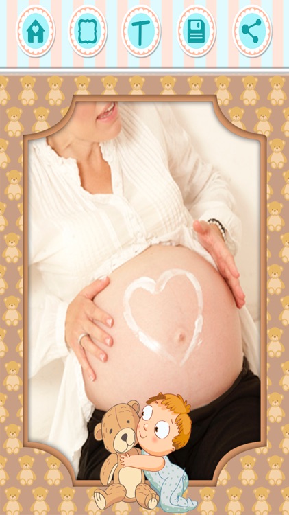 Pregnancy photo frames – Baby shower invitations screenshot-4