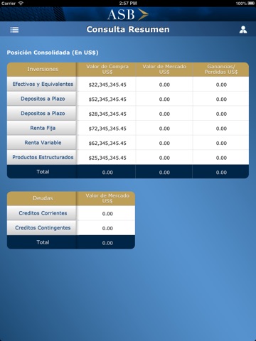 ASB Móvil para iPad screenshot 2
