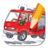 Big Fire Truck Coloring Page Game For Kids