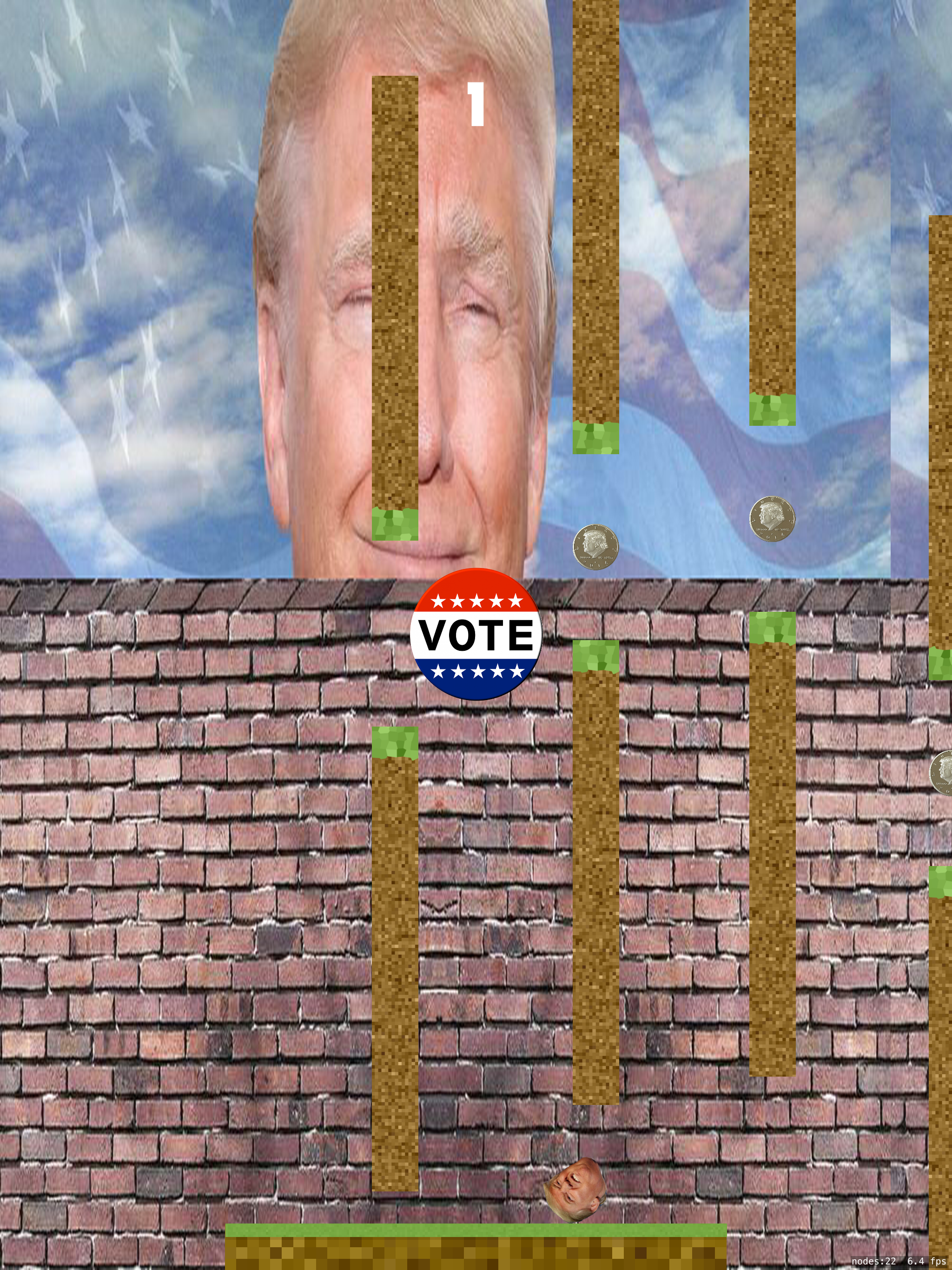 Flappy Trump - a flying Trump Game
