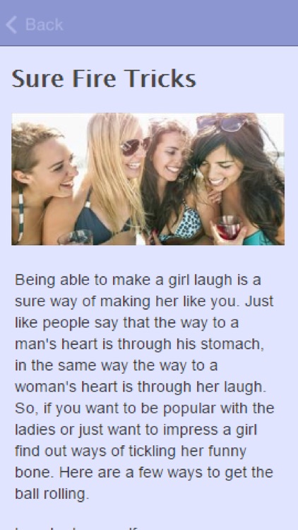 How To Make A Girl Laugh.