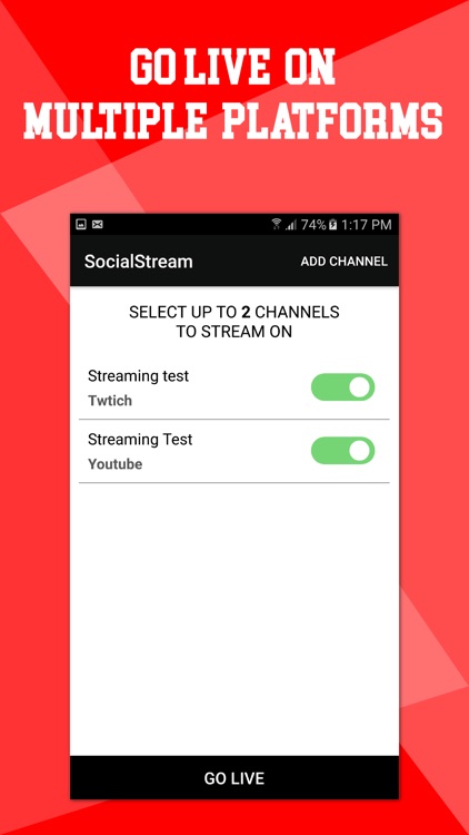 Live Stream - Multiple Platforms