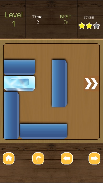 Ice Block Sliding Challenge Pro - top board puzzle screenshot 2