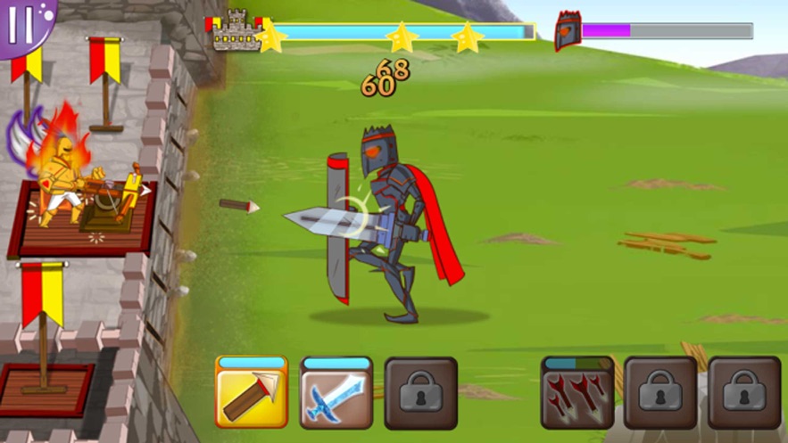 骑士不死领主 - 中世纪射击骷髅僵尸塔防游戏