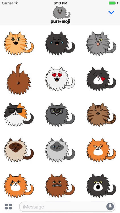 Purr-Moji Cat Stickers