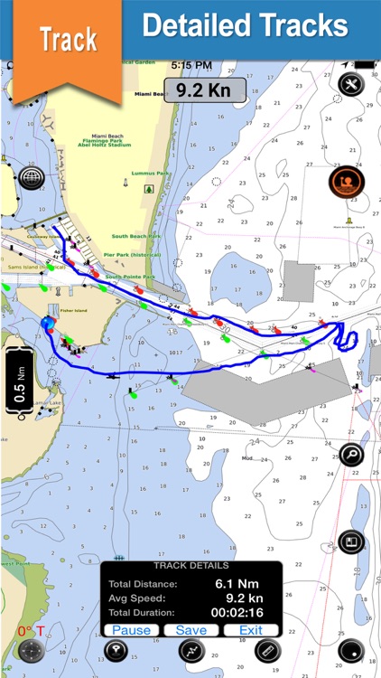 Gulf of Lion Is. sailing chart