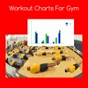 Workout charts for gym