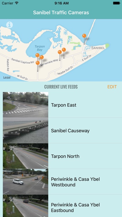City of Sanibel Traffic Cameras