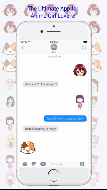 Anime Girl Emoji - 80+ Anime Girl Emoji Keyboard