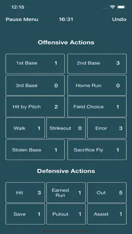 Game screenshot Baseball StatKeeper apk