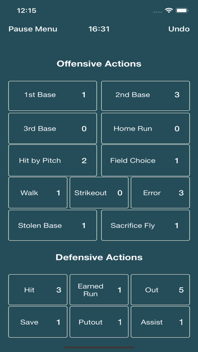 Baseball StatKeeper Screenshot