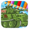 Coloring Kids Monster Tanks Game Free To Play